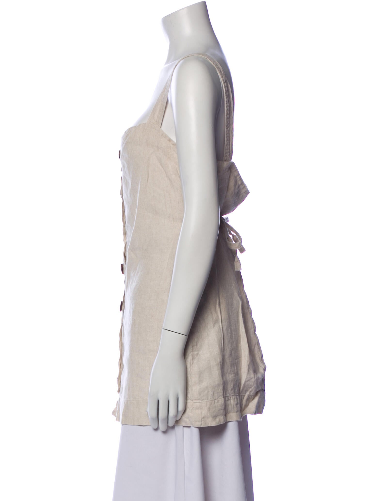 Reformation Linen Square Neckline Tunic