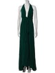Reformation V-Neck Long Dress