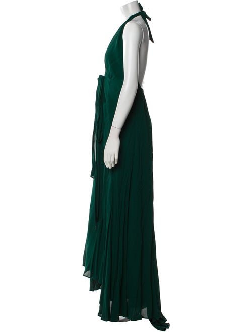 Reformation V-Neck Long Dress