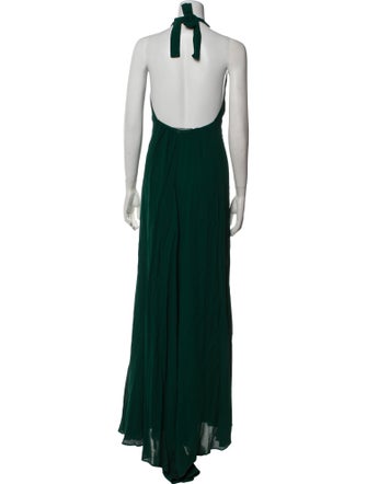 Reformation V-Neck Long Dress