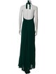 Reformation V-Neck Long Dress