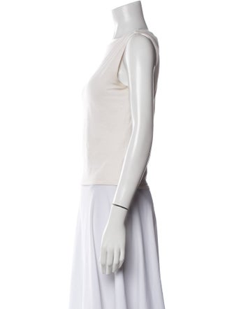 Reformation Scoop Neck Sleeveless Crop Top