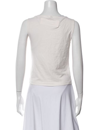 Reformation Scoop Neck Sleeveless Crop Top