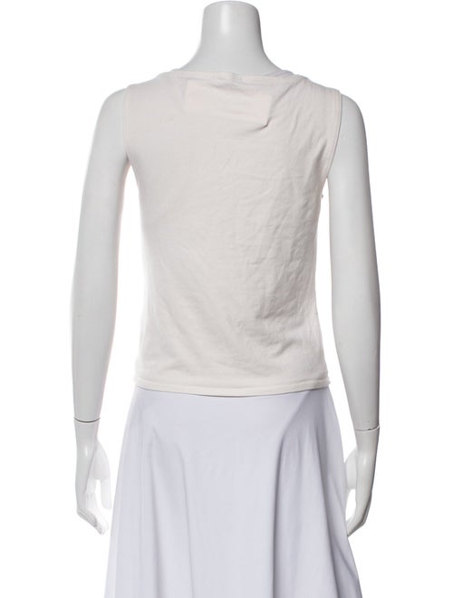 Reformation Scoop Neck Sleeveless Crop Top