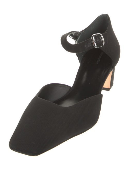 Reformation Leather Trim Embellishment Mules