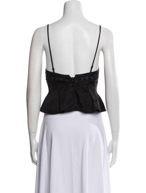 Reformation Square Neckline Sleeveless Crop Top