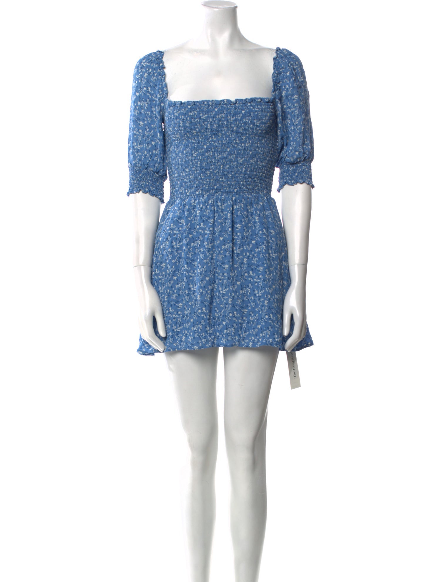 Reformation Floral Print Mini Dress