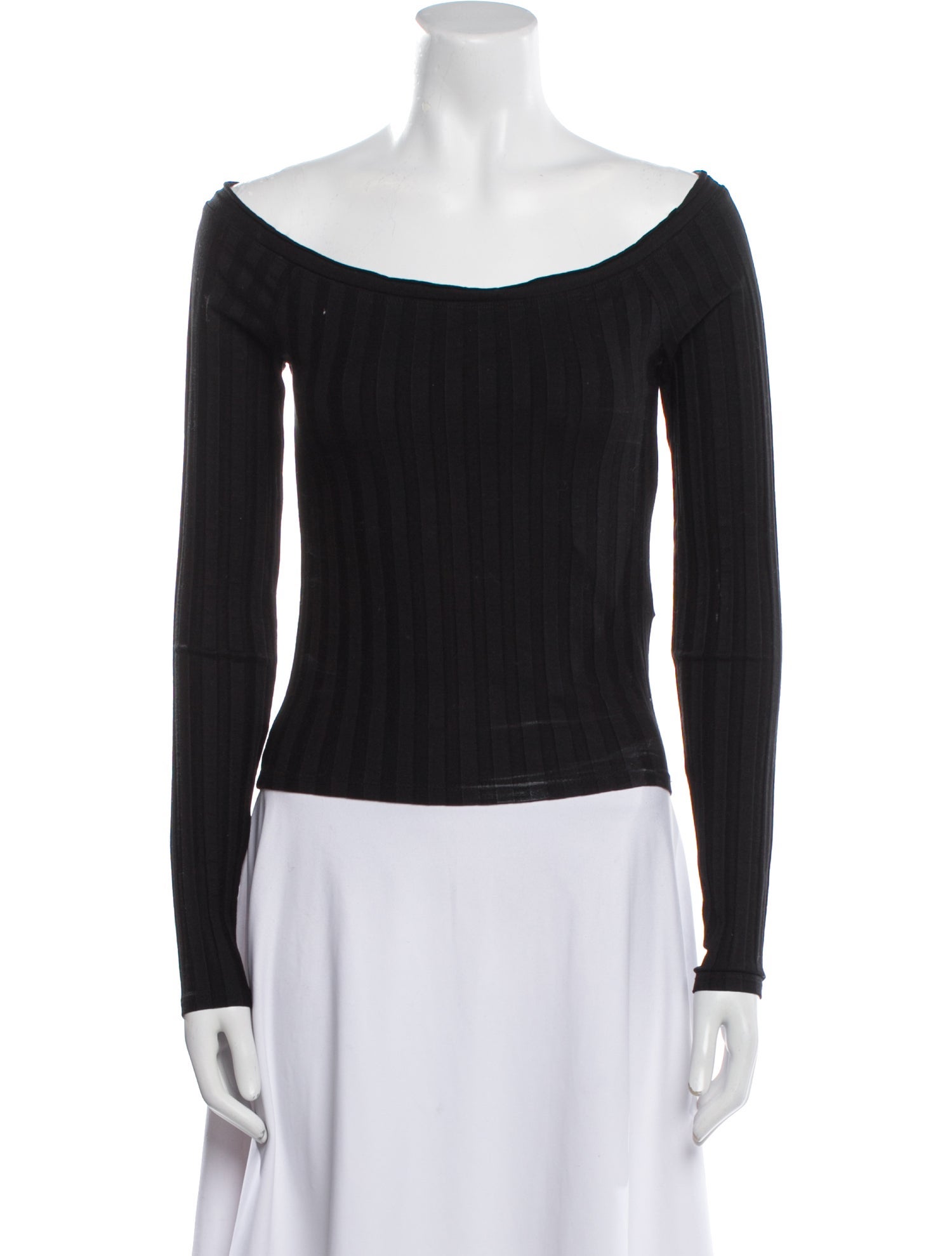 Reformation Off-The-Shoulder Long Sleeve Top