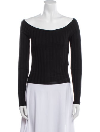 Reformation Off-The-Shoulder Long Sleeve Top