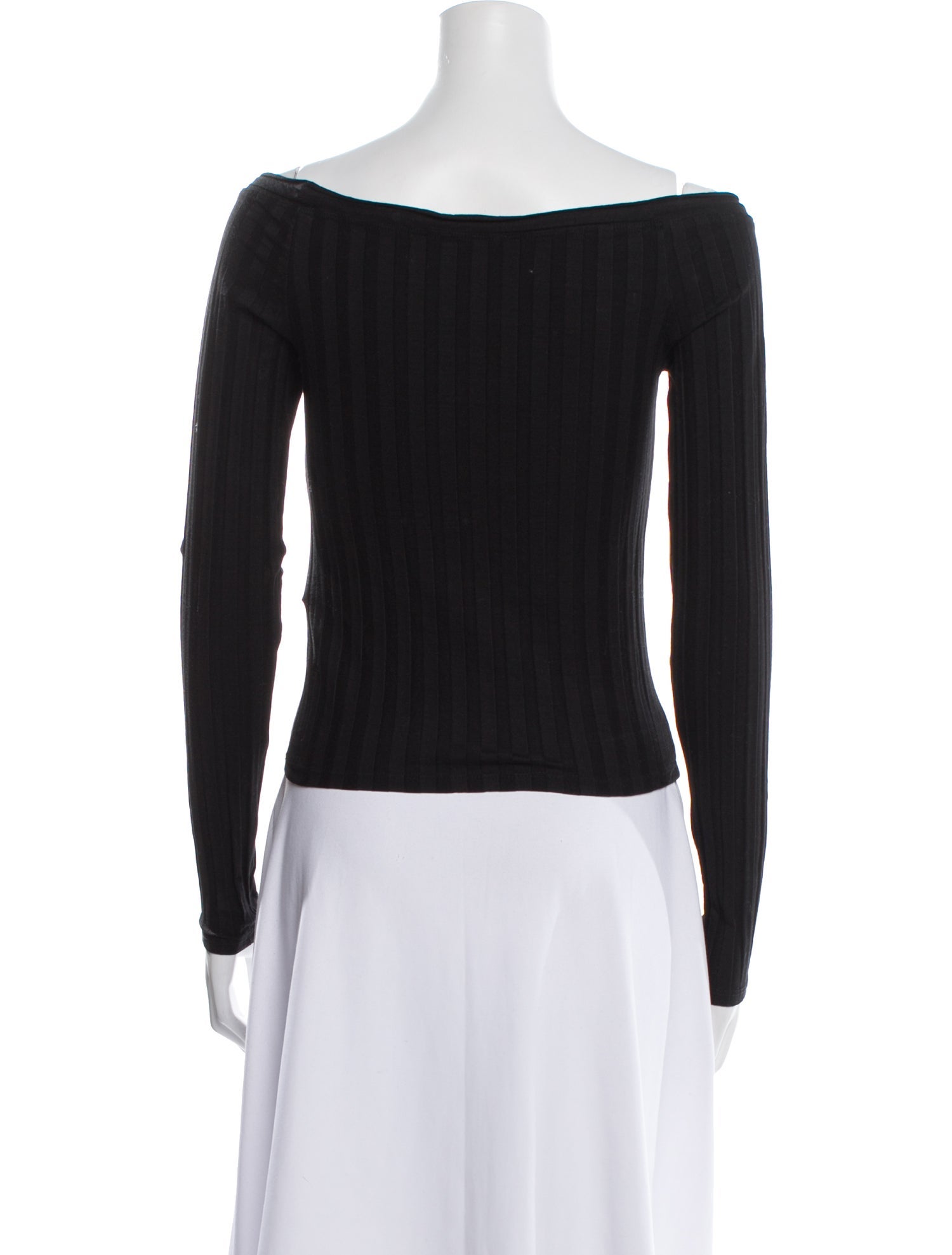 Reformation Off-The-Shoulder Long Sleeve Top