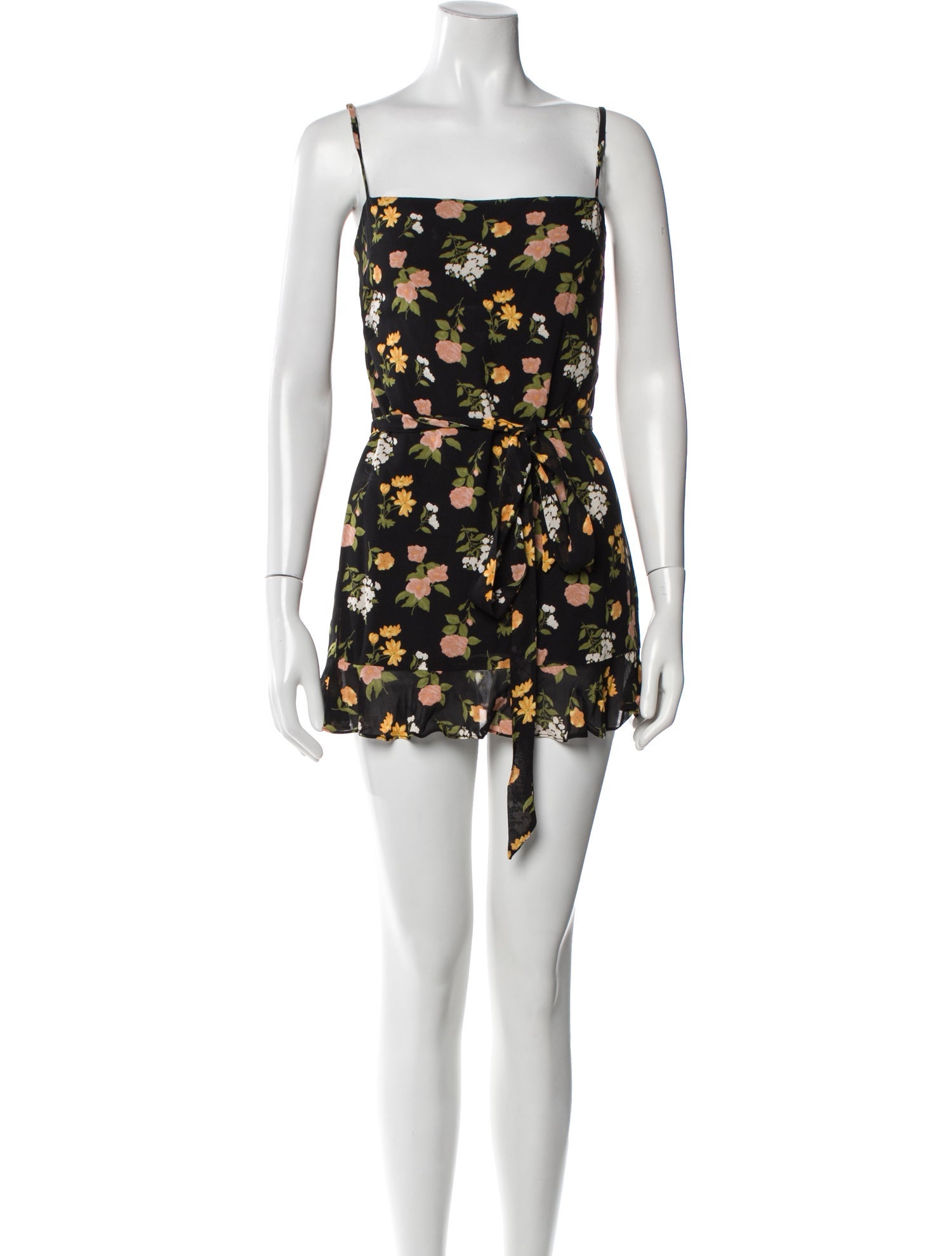 Reformation Floral Print Mini Dress