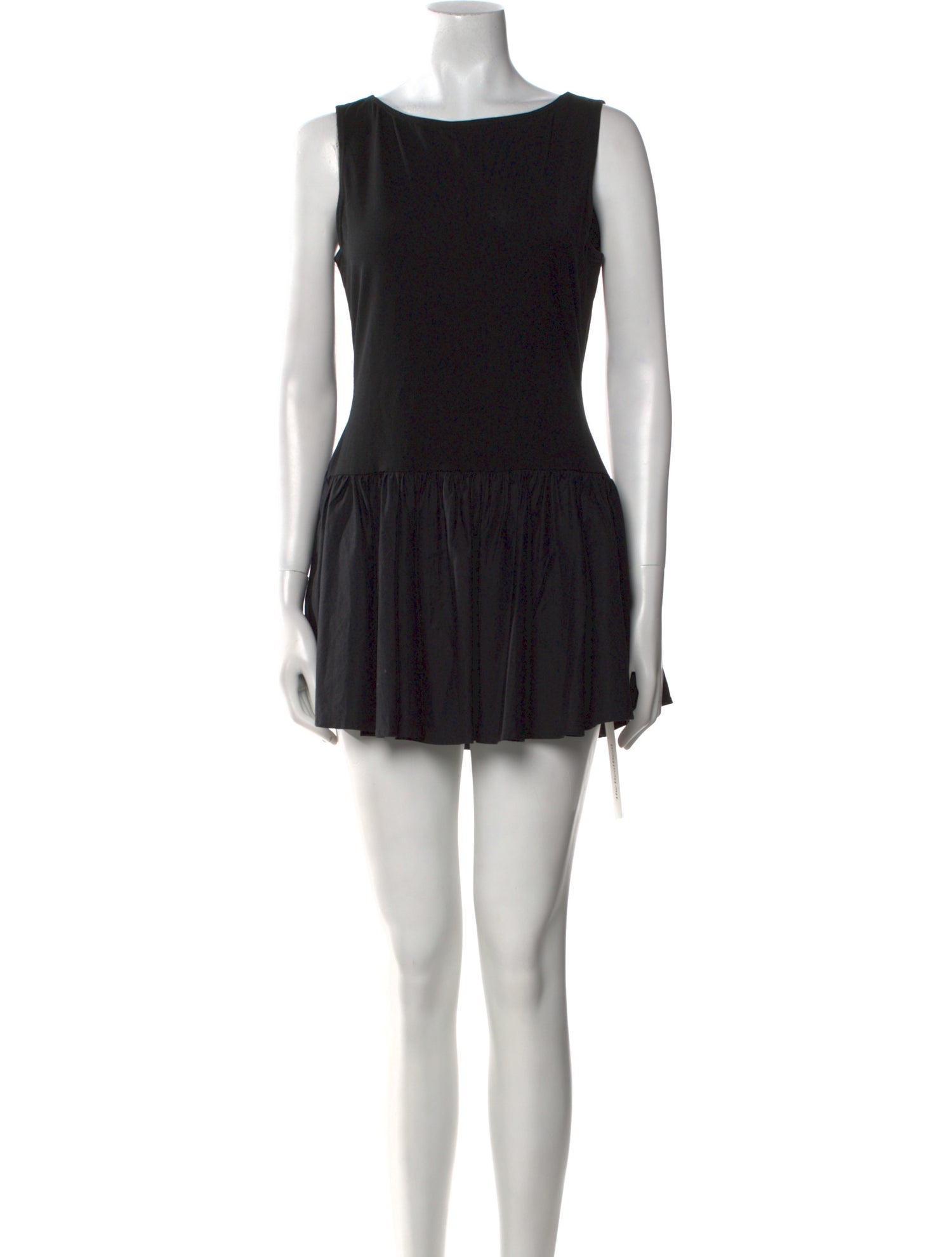 Reformation Bateau Neckline Mini Dress