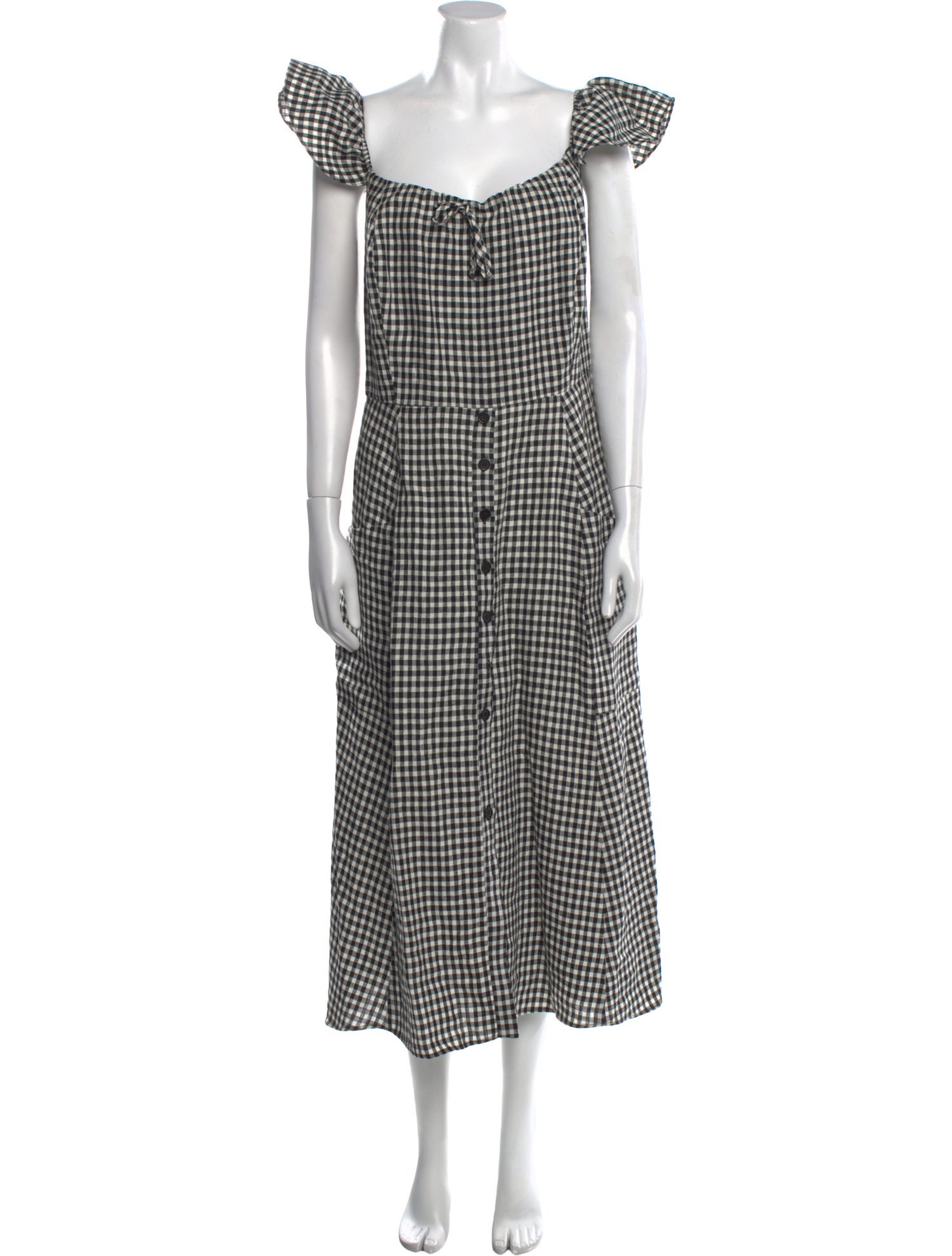 Reformation Linen Long Dress