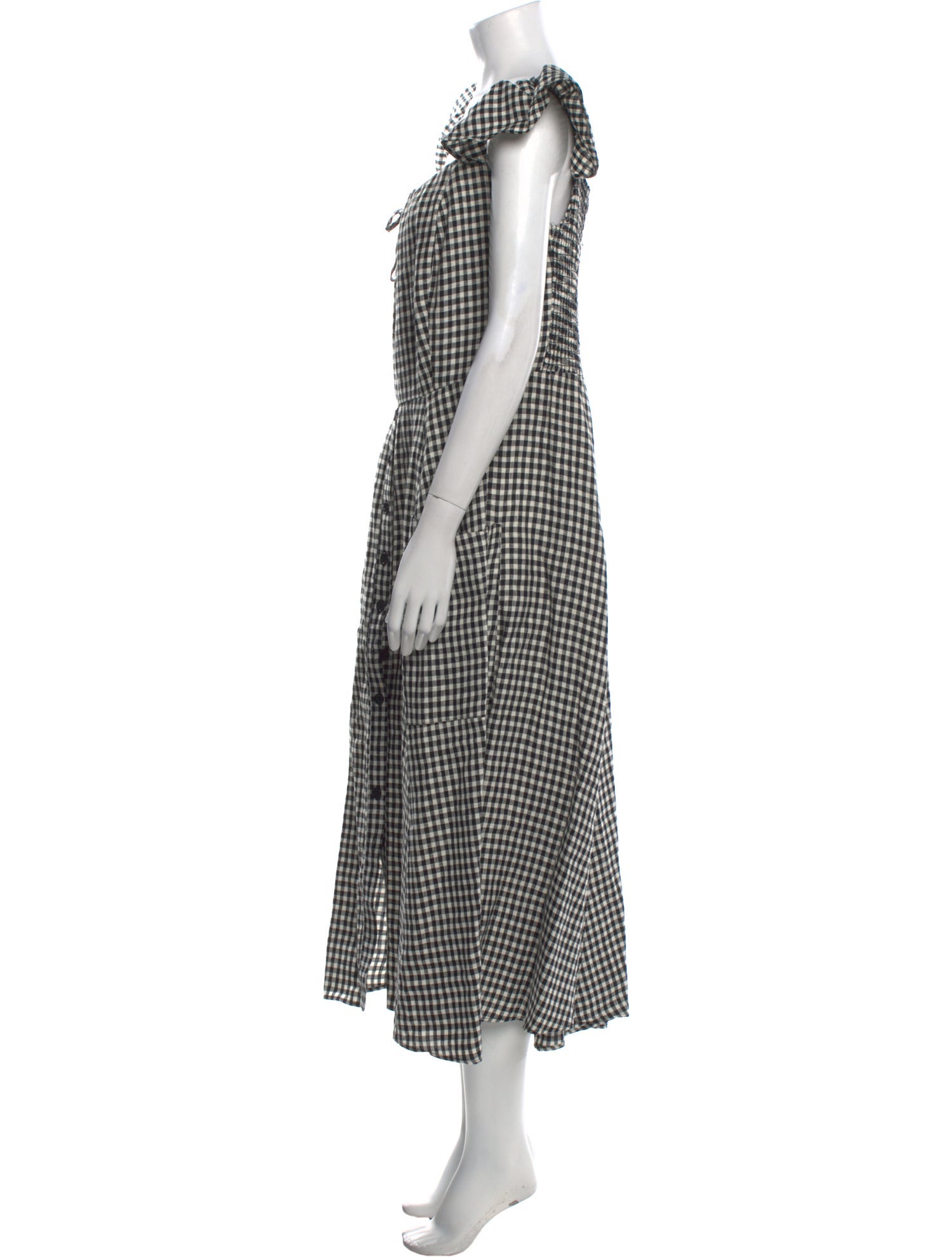 Reformation Linen Long Dress