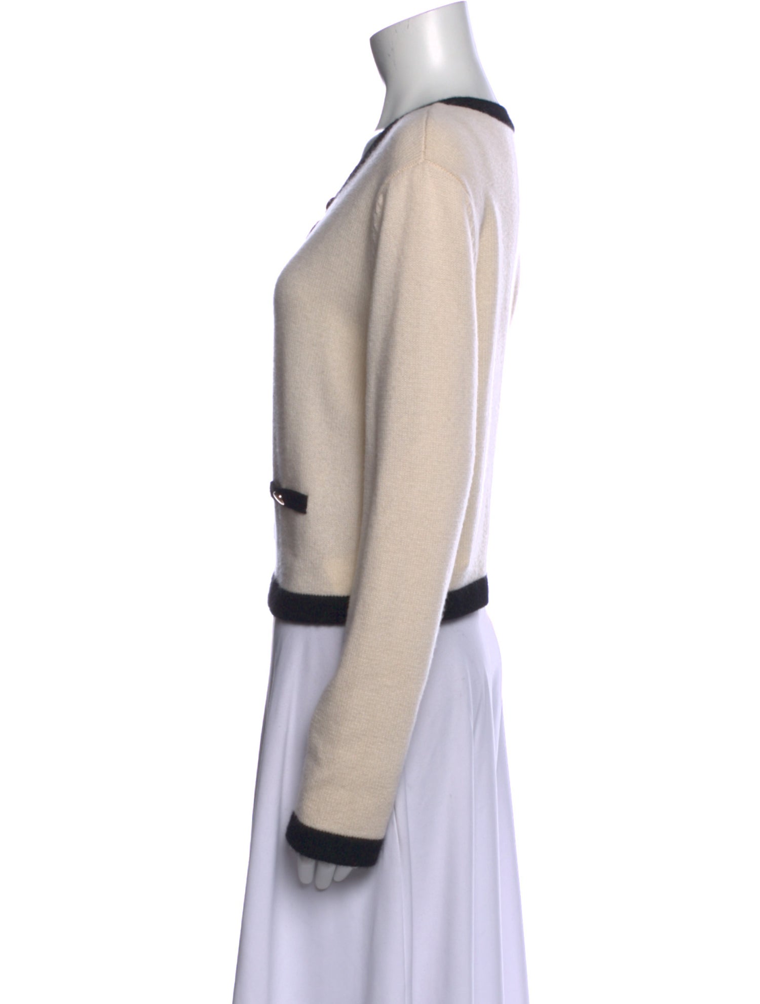 Reformation Cashmere Colorblock Pattern Sweater