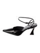 Reformation Patent Leather Slingback Pumps
