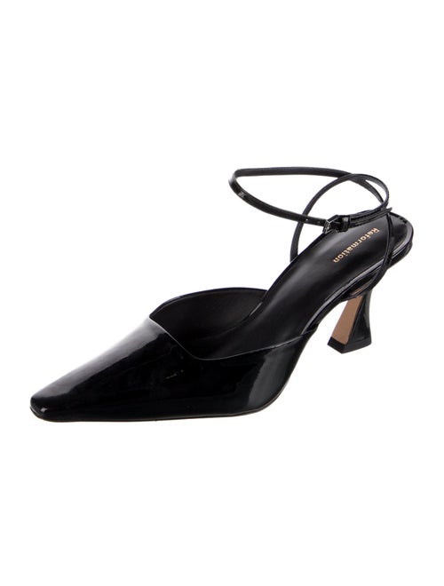 Reformation Patent Leather Slingback Pumps