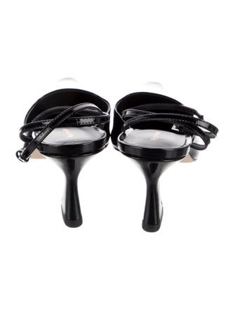 Reformation Patent Leather Slingback Pumps