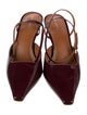 Reformation Leather Slingback Pumps