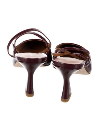 Reformation Leather Slingback Pumps