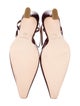 Reformation Leather Slingback Pumps