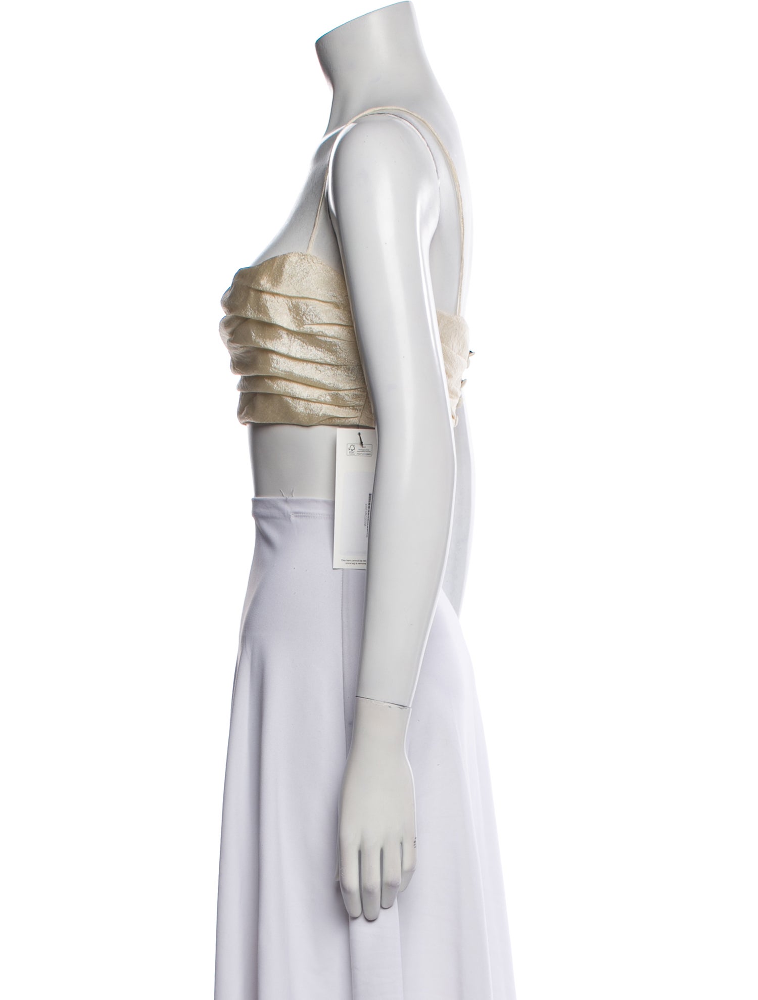 Reformation Square Neckline Sleeveless Crop Top w/ Tags