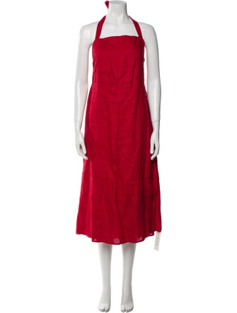Reformation Linen Knee-Length Dress