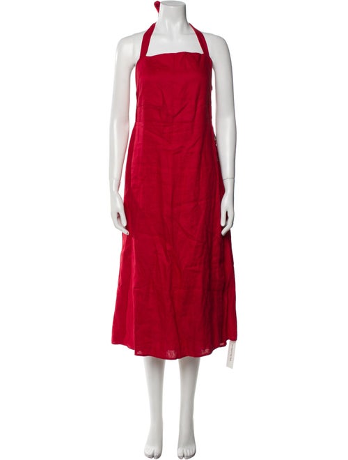 Reformation Linen Knee-Length Dress