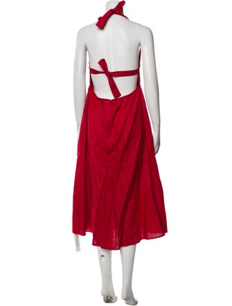 Reformation Linen Knee-Length Dress