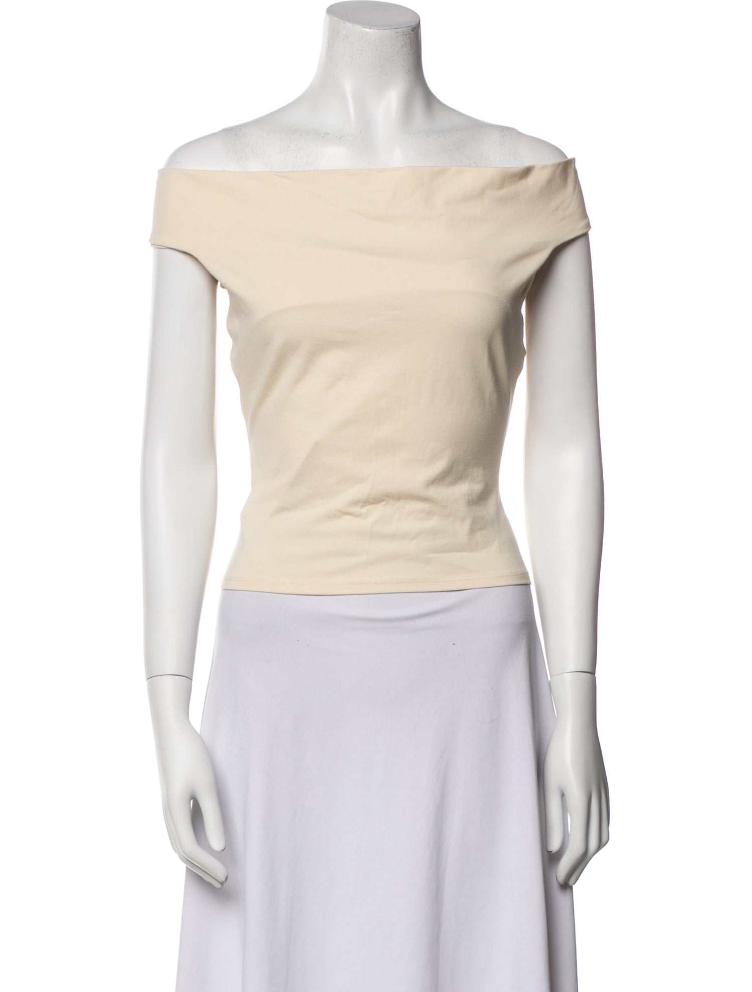 Reformation Off-The-Shoulder Sleeveless Crop Top