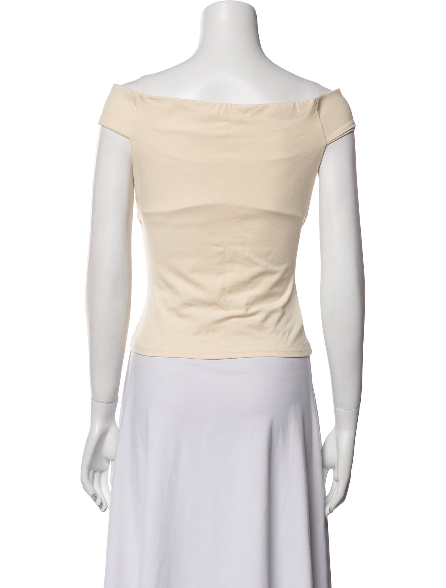 Reformation Off-The-Shoulder Sleeveless Crop Top