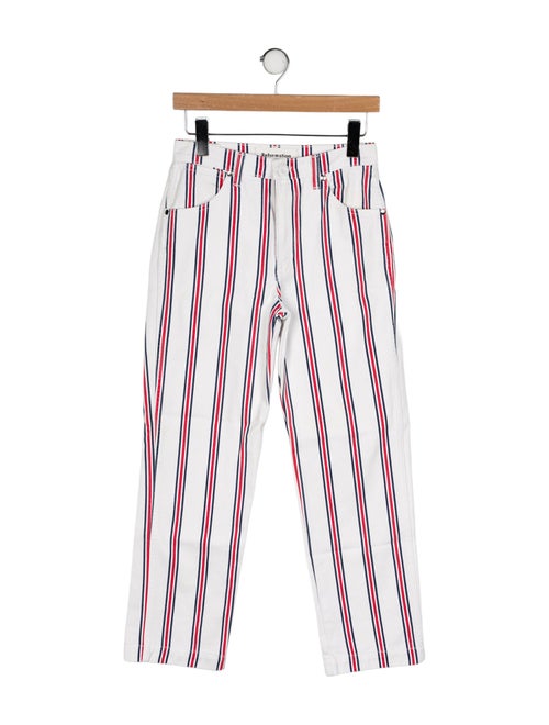 Reformation Striped Straight Leg Pants