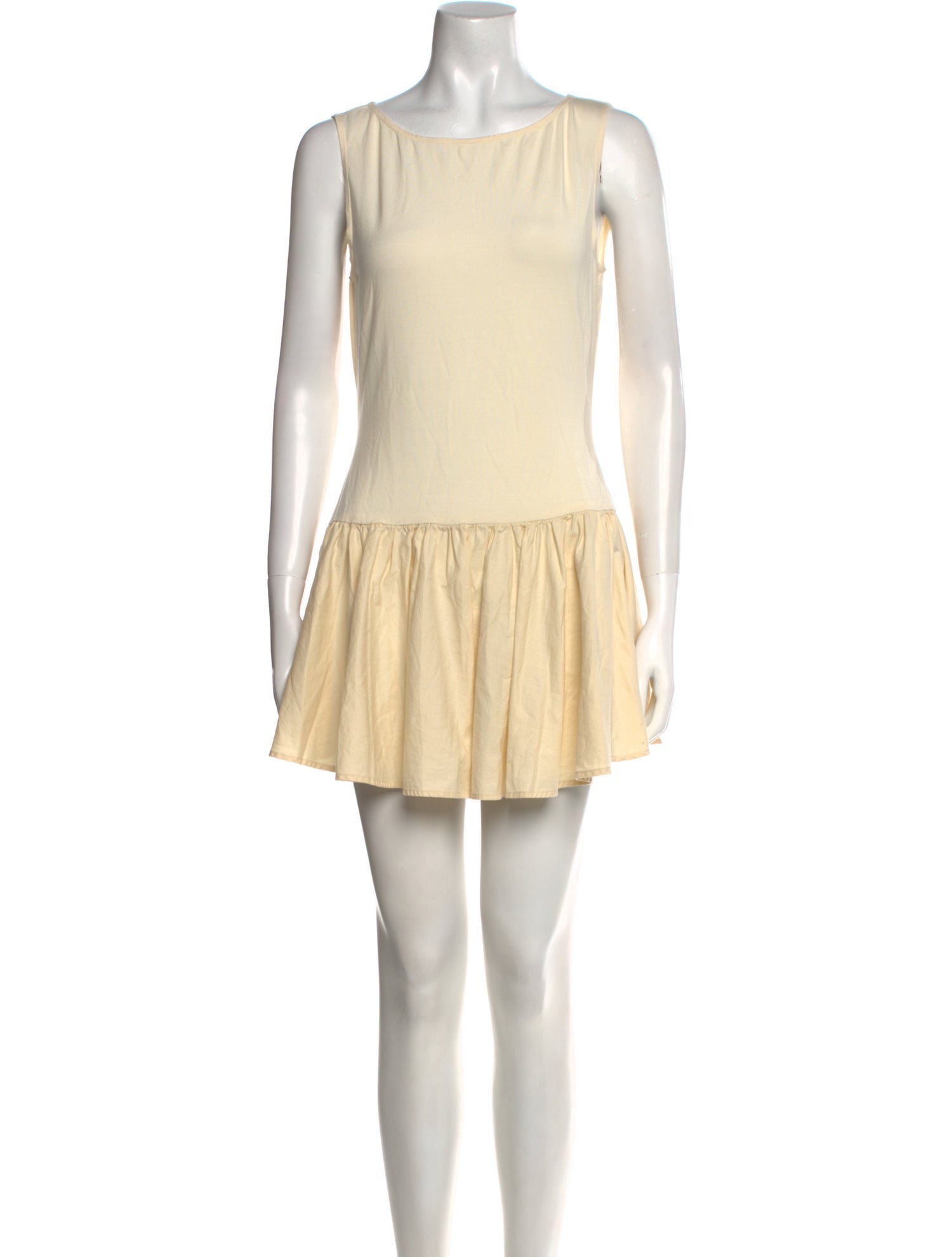 Reformation Bateau Neckline Mini Dress