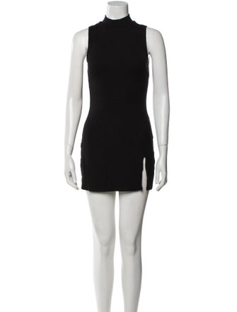 Reformation Mock Neck Mini Dress