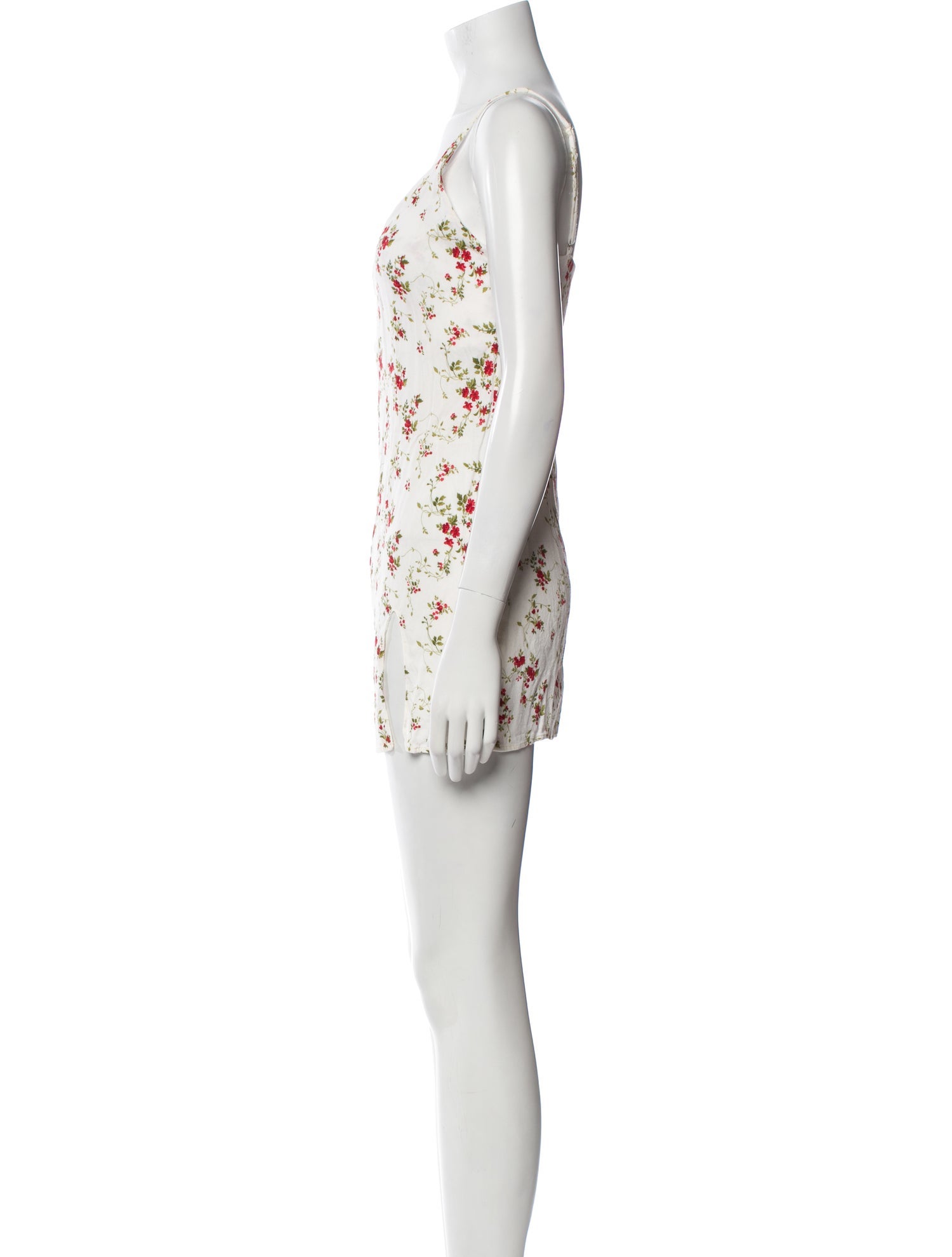 Reformation Floral Print Mini Dress