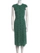 Reformation Printed Midi Length Dress