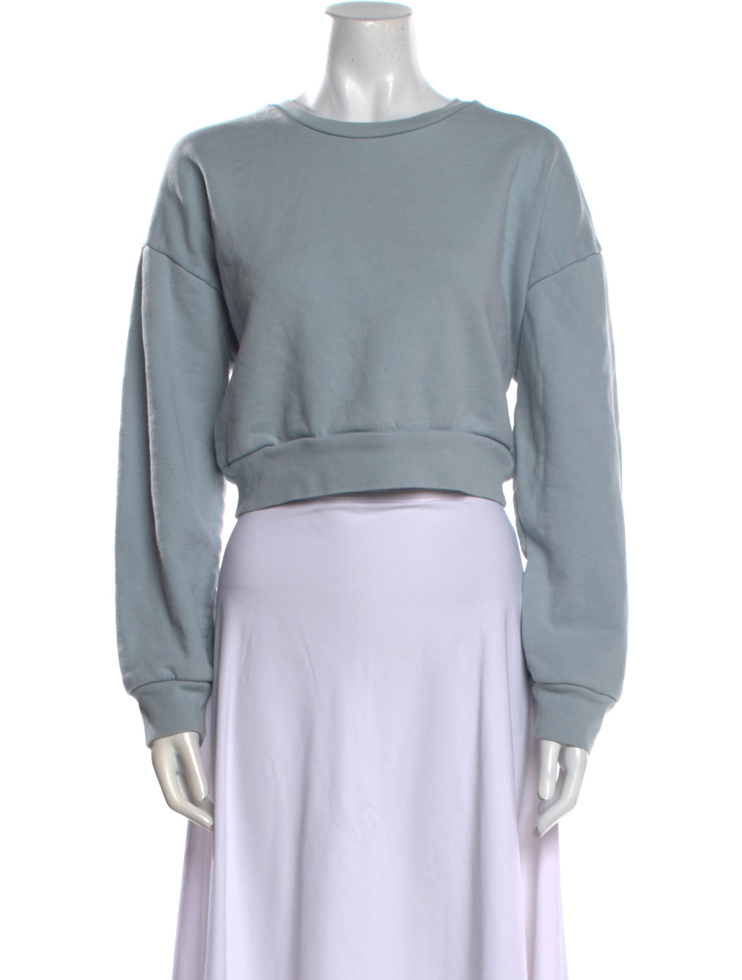 Reformation Scoop Neck Long Sleeve Sweatshirt