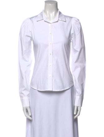 Reformation Long Sleeve Button-Up Top