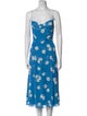 Reformation Floral Print Long Dress