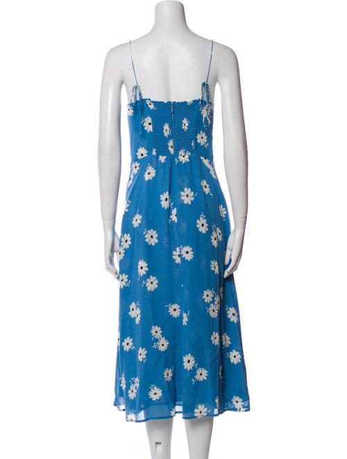 Reformation Floral Print Long Dress