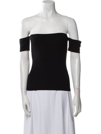 Reformation Off-The-Shoulder Short Sleeve Top