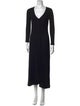 Reformation V-Neck Midi Length Dress