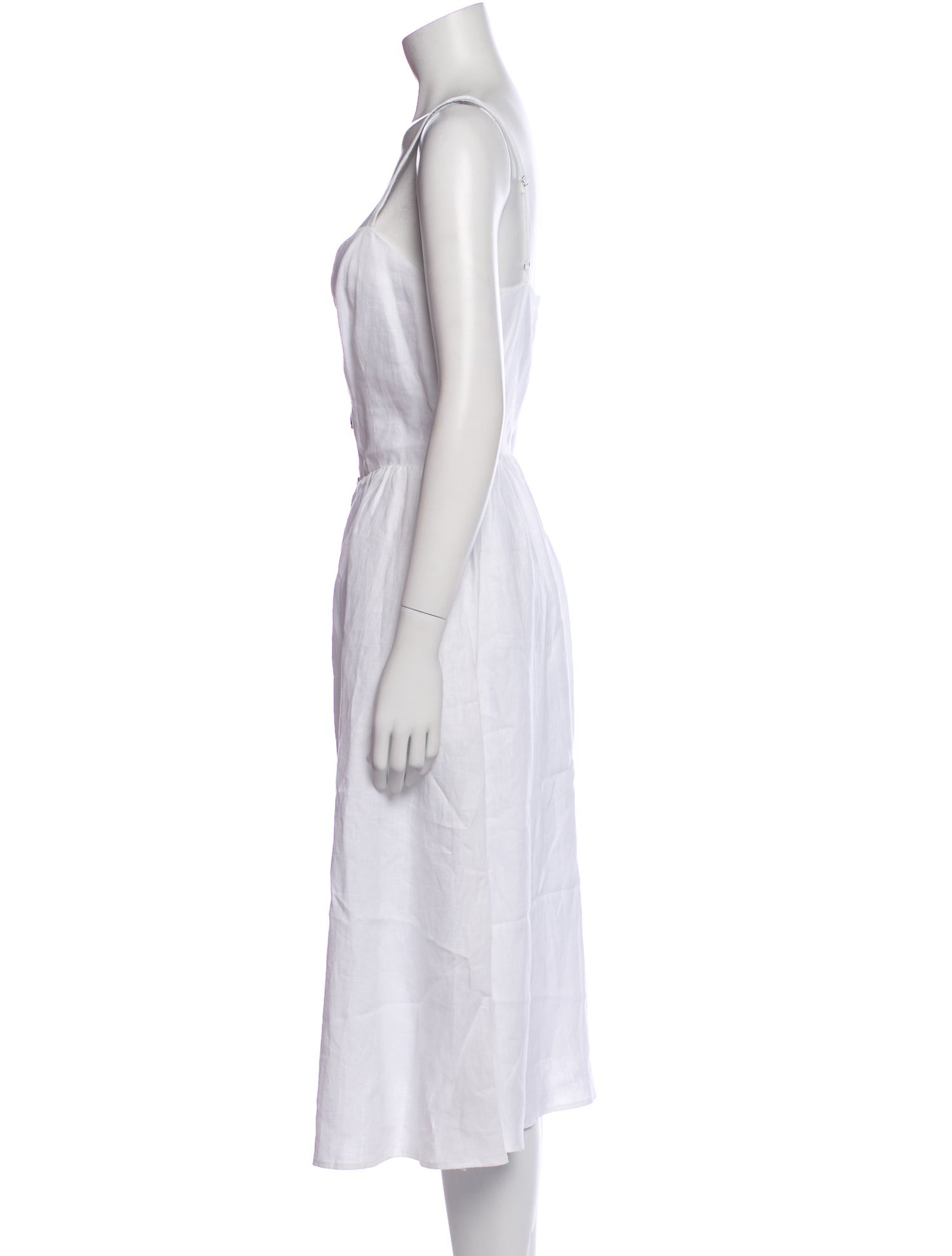 Reformation Linen Midi Length Dress