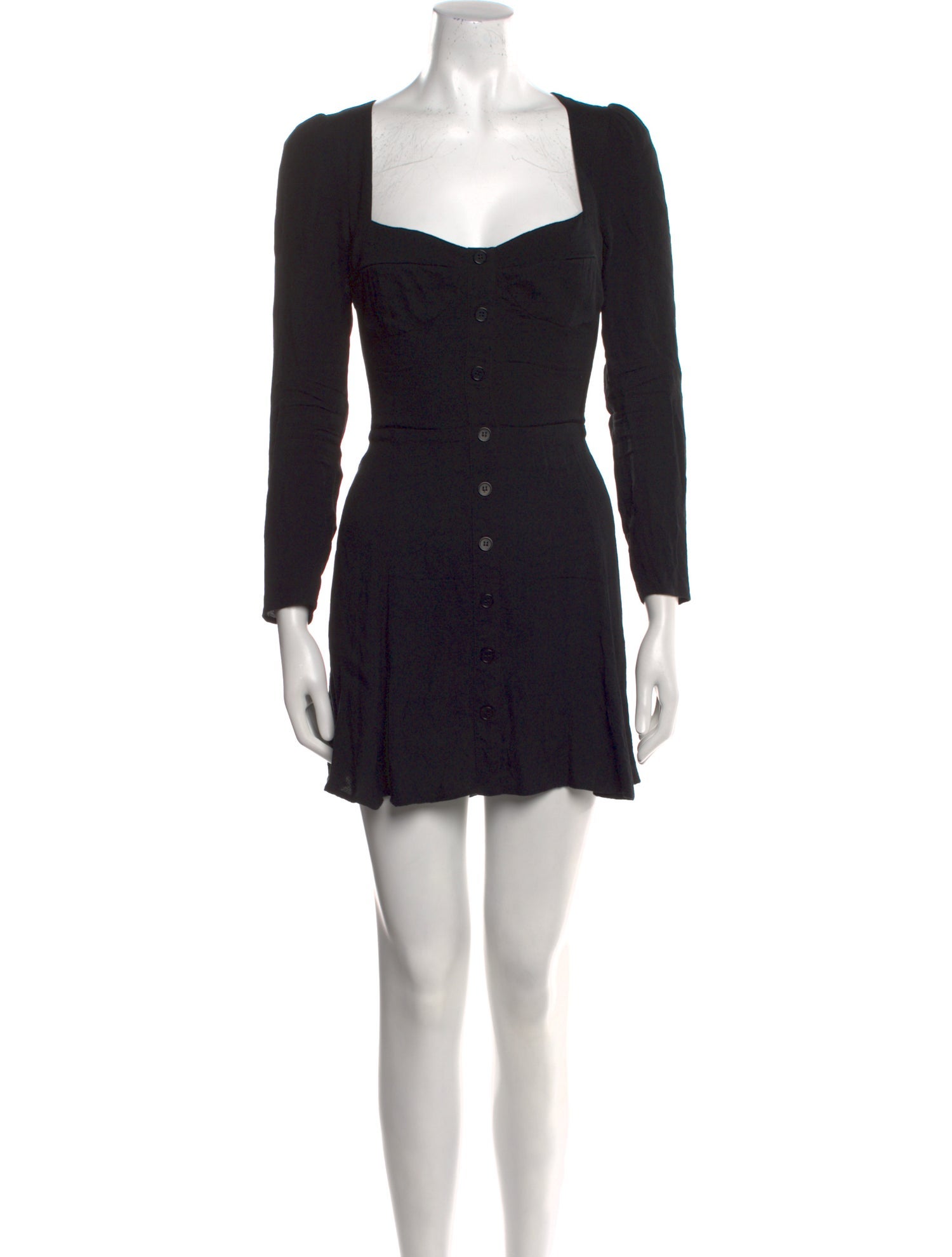 Reformation Square Neckline Mini Dress