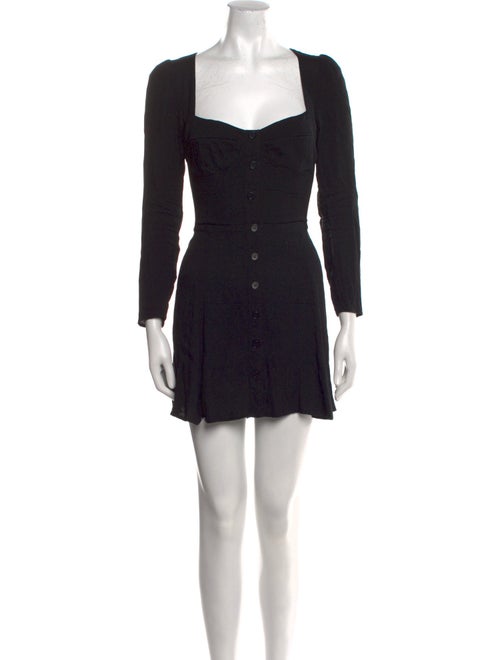 Reformation Square Neckline Mini Dress