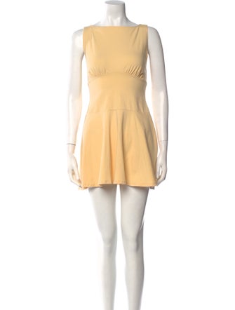 Reformation Bateau Neckline Mini Dress