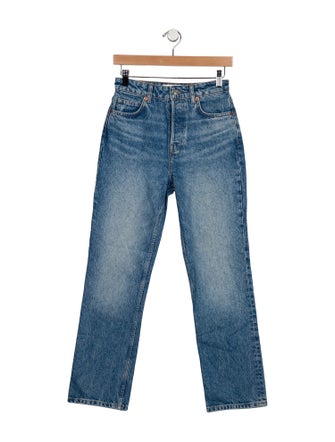 Reformation High-Rise Straight Leg Jeans