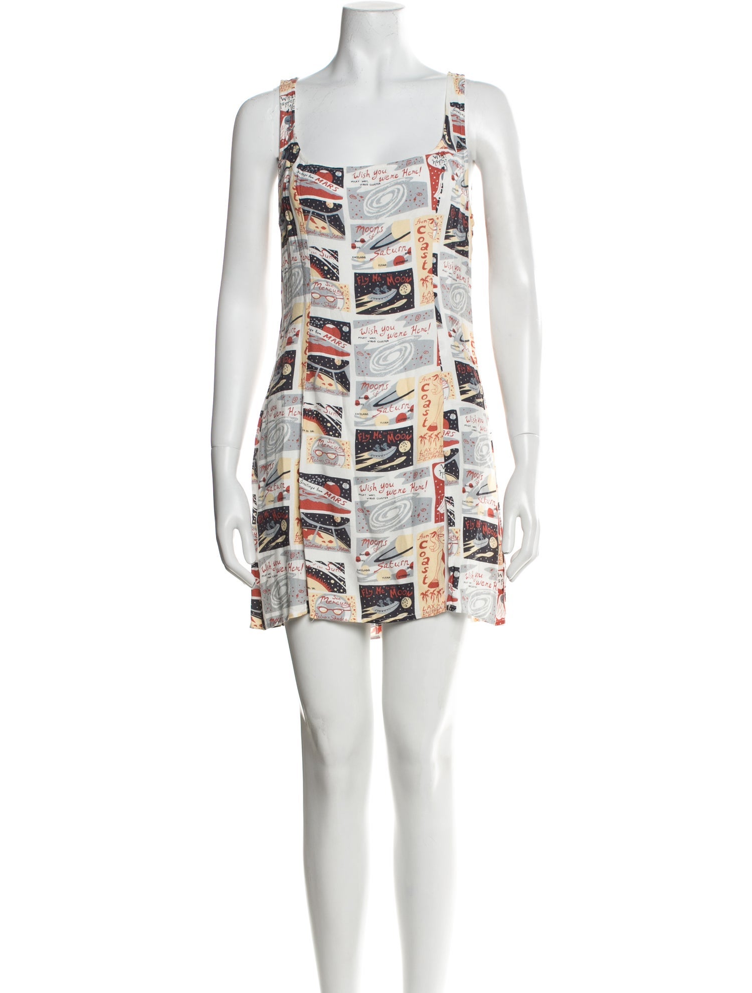 Reformation Printed Mini Dress