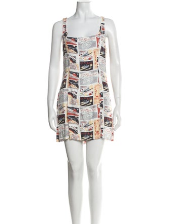 Reformation Printed Mini Dress