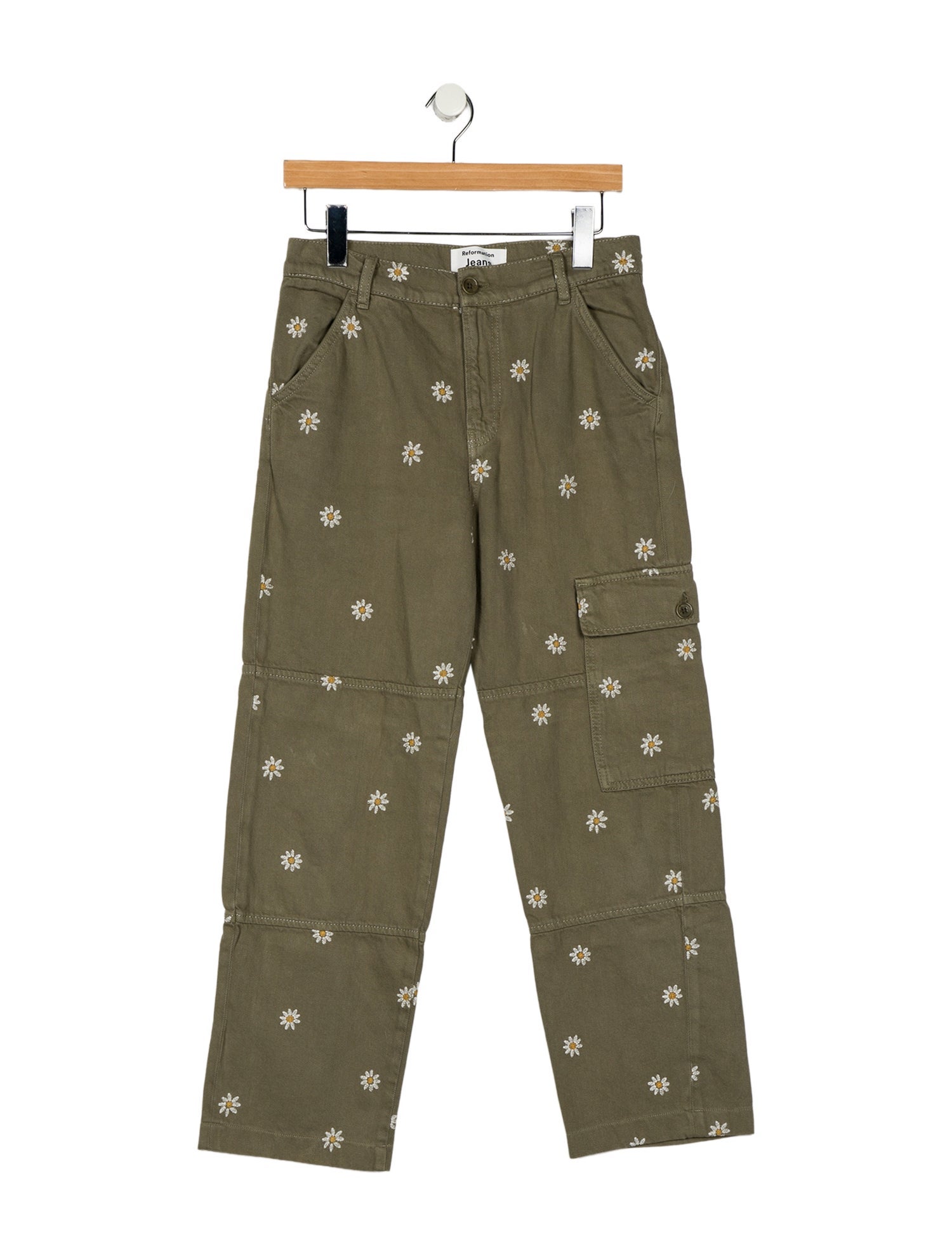 Reformation Mid-Rise Straight Leg Jeans